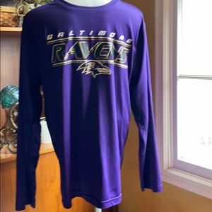 L NFL TX3 COOL BALTIMORE RAVENS LONG SLEEVED SHIRT